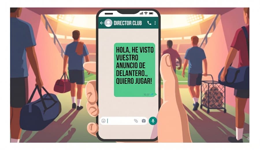 Jugador postulándose a una convocatoria